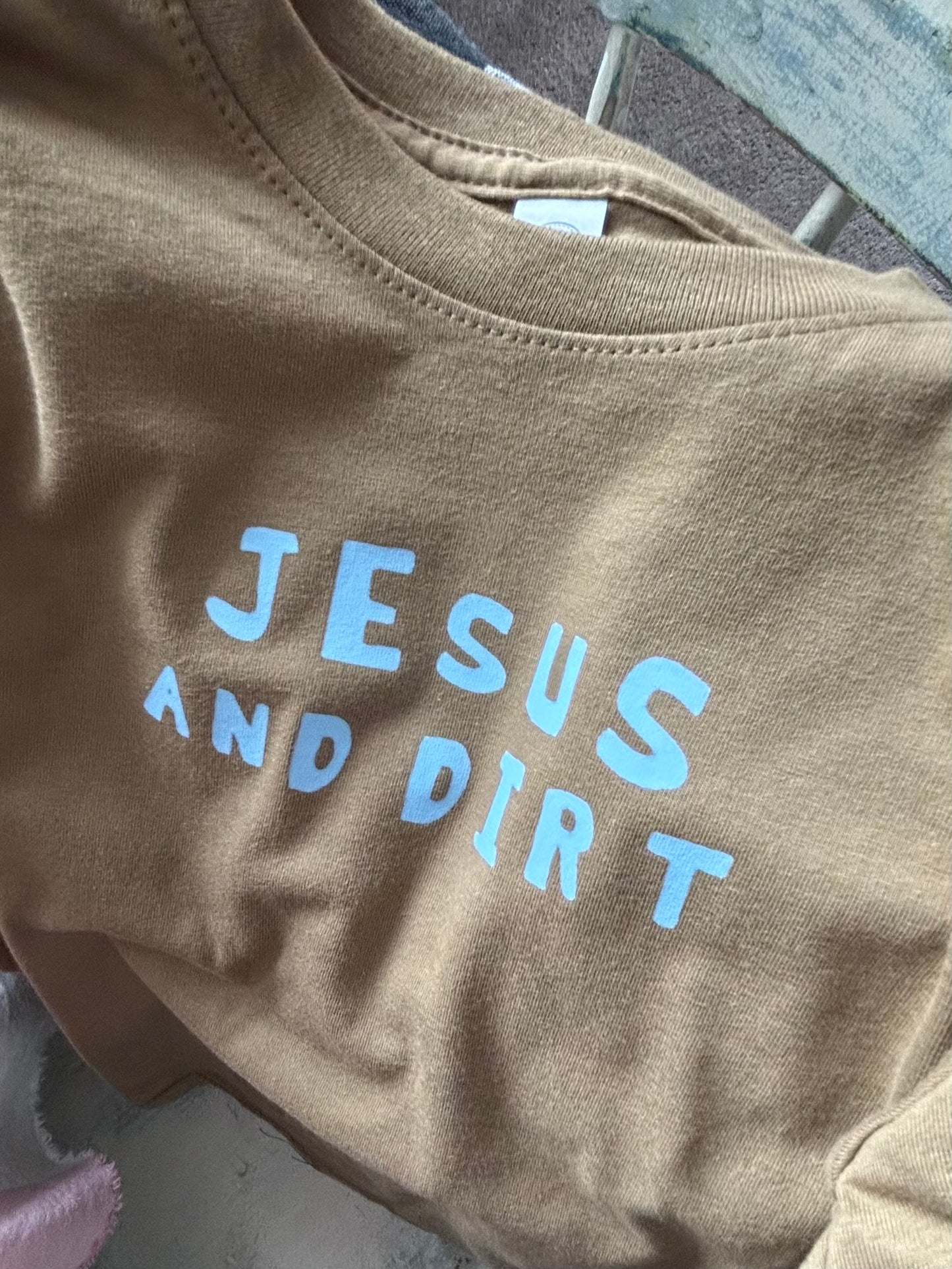 Kids' Short-sleeved Jesus And Dirt