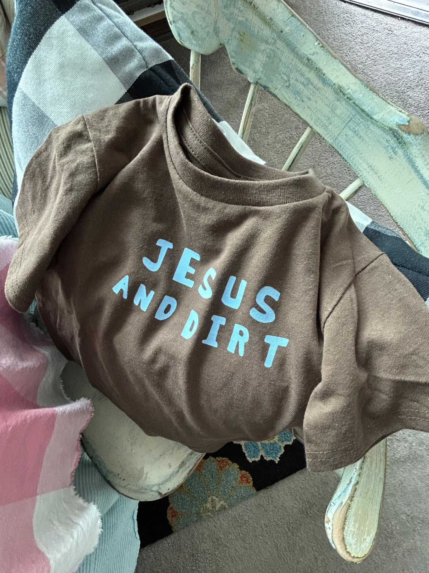 Kids' Short-sleeved Jesus And Dirt