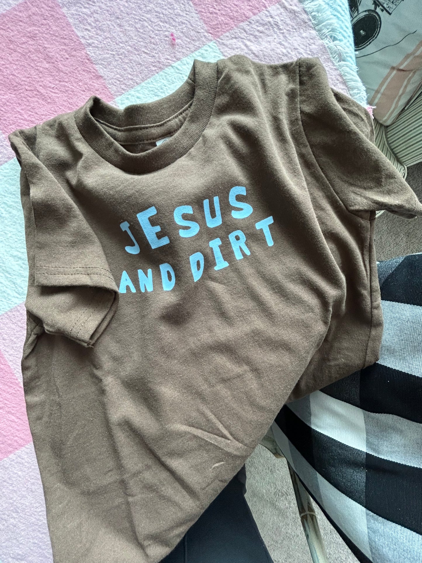 Kids' Short-sleeved Jesus And Dirt