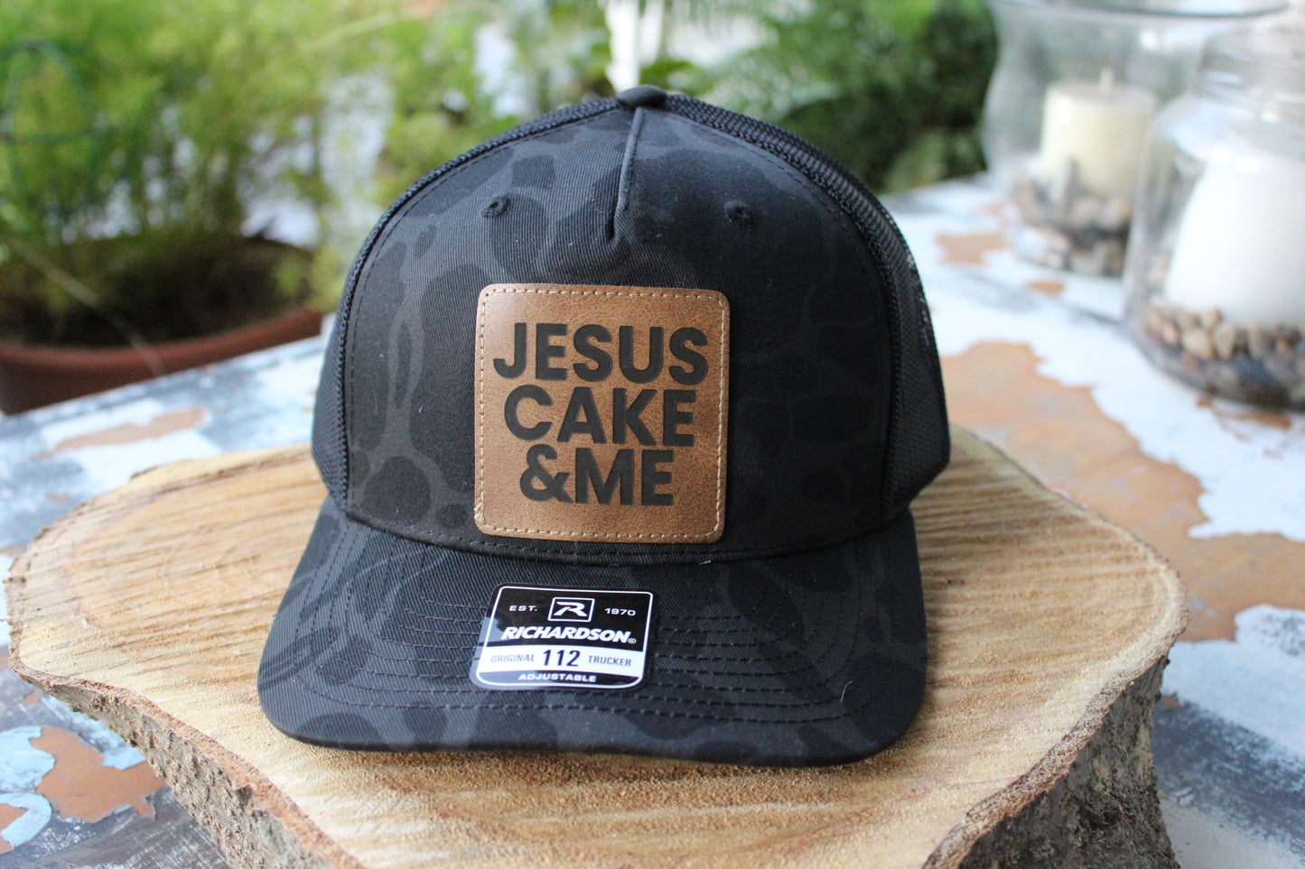 JCM Black Camo with Leather