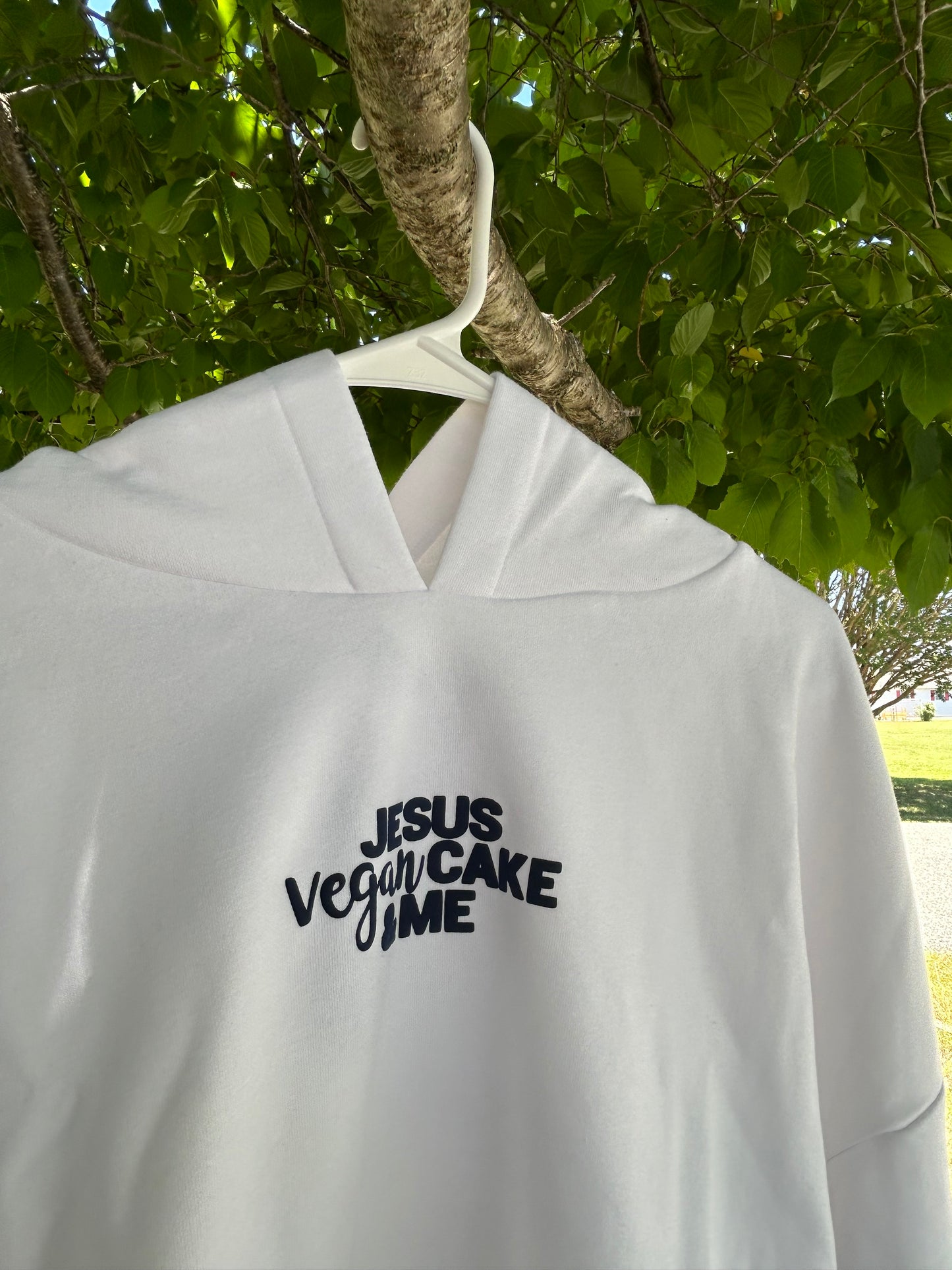 Hoodies :: Vegan Cake on Crisp White!