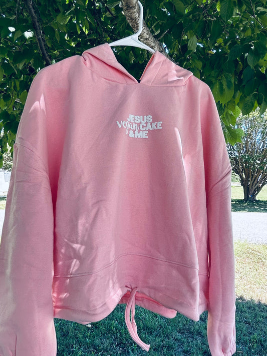 Hoodies :: Vegan Cake on Soft Pink!