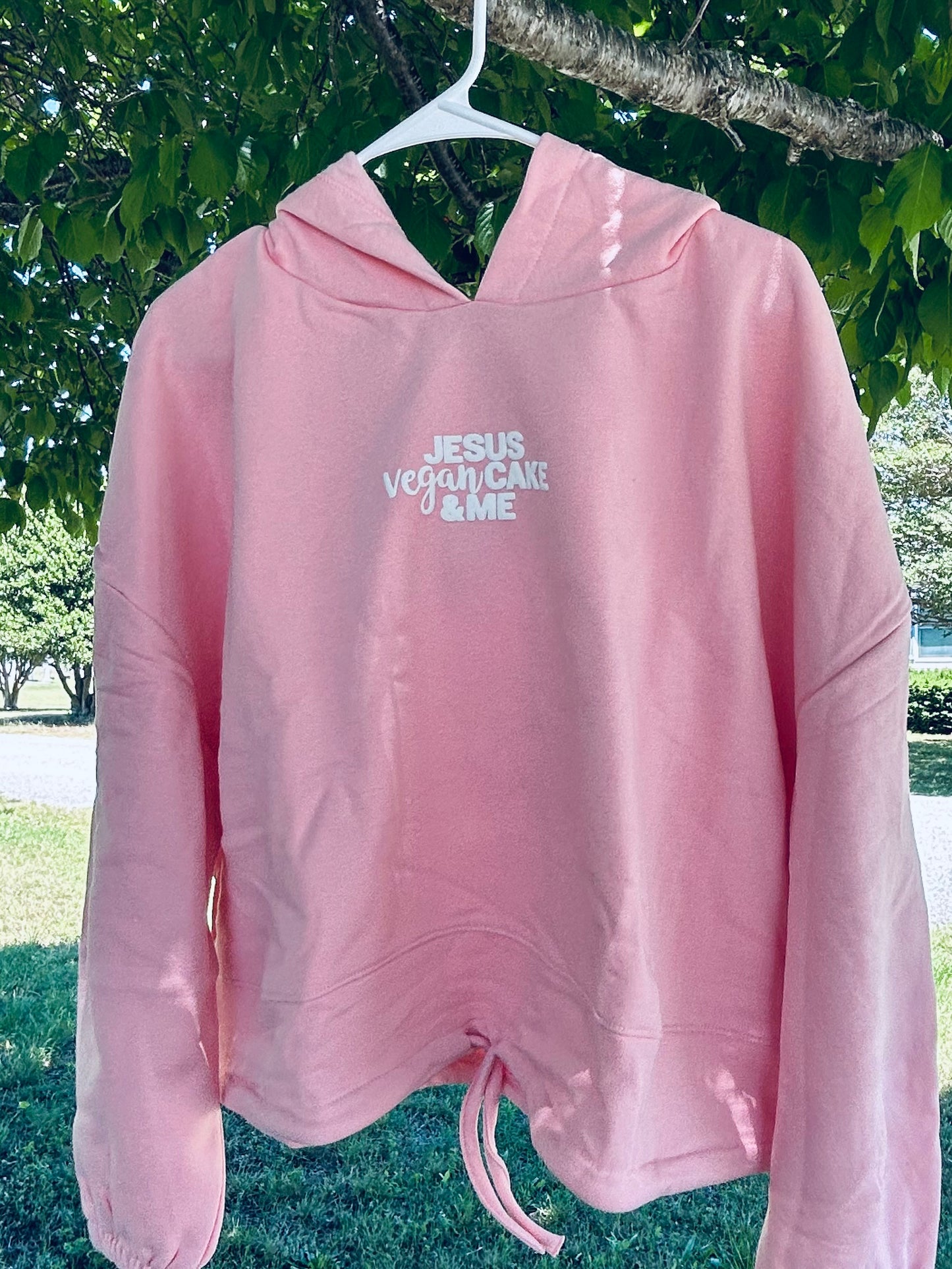 Hoodies :: Vegan Cake on Soft Pink!
